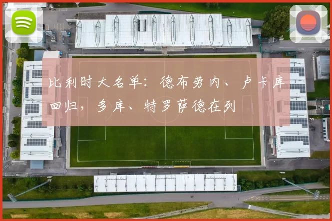 比利时大名单：德布劳内、卢卡库回归，多库、特罗萨德在列