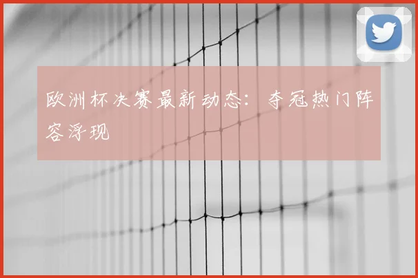欧洲杯决赛最新动态：夺冠热门阵容浮现